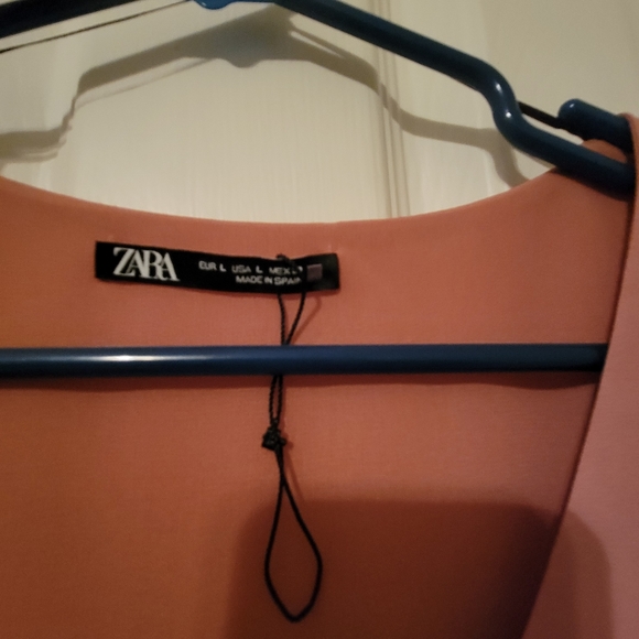 Zara Large pink long sleeve blouse - Picture 3 of 3